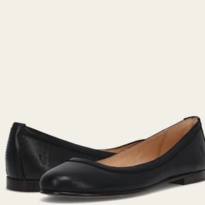FRYE Leather Classic Black Leather Ballet Flats